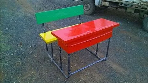 Simple School Desk Bench